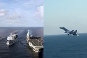 影/山東艦南海軍演曝中英雙語喊話　陸軍事專家：或與美航母近距離接觸
