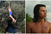 影/挑戰「死亡跳水」！13層樓高瀑布一躍而下　澳男多處骨折耳膜破