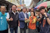陳時中跨海助選　陪同民進黨澎湖縣長參選人吳淑瑾掃街拜票
