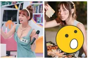 林襄五級巨球全露！烤肉「不穿內衣」銷魂咬吐司　超狂辣照衝破兩條遮羞線