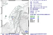 快訊／清晨又震了！「4秒連2有感地震」　最大規模4.3…各地震度曝光