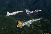 國慶預演／罕見畫面！台東F-5、勇鷹高教機難得同框