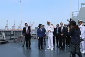 平時能救災！戰時能作戰！　蔡英文出席海軍「玉山艦」交艦典禮