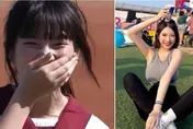 昔開球天真鬧笑話！二壘妹5年後「傻妞→辣妹」腰束、奶澎　網驚呆：女大十八變