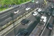 4車失控碰一團…國1追撞事故！上班時間「回堵3km」塞爆
