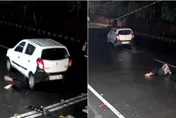 遭高速撞飛「輾過拖行10ｍ」！他慘捲車底淪肉墊…衝撞瞬間驚悚畫面曝