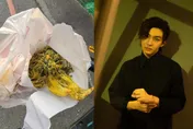 台南奇葩美食「炸香菜」曝光！活30年第一次吃到　炎亞綸：神聖的食物