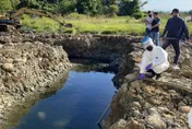 台中清水遭黑心業者挖洞「偷倒強酸廢液」！環保局：地下水勿喝