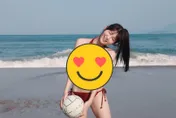 狠甩「不倫許仁杰醜聞」！謝京穎比基尼大解放　海邊露半球、馬甲線認「從影最大尺度」