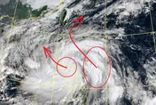 奈格颱風持續往西！鄭明典揭「2雲團分道揚鑣」　最新路徑曝