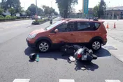公出返途出事！高雄警官加油站前車禍　頸椎斷裂送加護病房