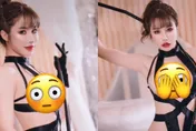 「H級辣模」脫了！扮吸血鬼泡血水　核彈級UU全放送…網嗨喊：戀愛了