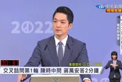 台北市長選舉辯論/蔣萬安提少子化危機應對政策　提高補助降低年輕父母負擔