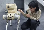【影】珠海航展／陸製「戰鬥機器狗」初登場　身背重機槍解決巷戰難題