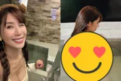 啦啦隊女神「全裸無碼溫泉照」流出！美背、深V全露　網嗨：眼睛該看哪