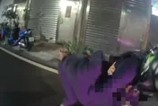 【影】蘆洲男遭通緝推警拒捕！才逃20公尺…就遭大外割壓制