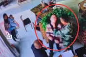 【影】「不交錢不走」囂張影片曝光！掐脖、狠摔地…4男暴力催收9000元清潔費　餐館夫妻慘遭暴打在地