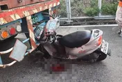 快訊/痛！未減速直撞貨櫃車　高雄女「鼻血噴滿地」急送醫
