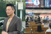 【影】直擊汪小菲奔台！狂放話要對峙大S一家　「班機抵達」畫面曝