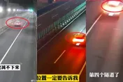 【影】這不是電影！SUV刹車失靈高速狂奔近40公里　駕駛顫抖喊：速度減不下來…驚心動魄過程曝