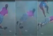 【影】妙齡女舉槓片練深蹲　起身卻「啪一聲」臉直撞地板當場斷氣！