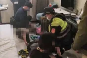 【影】我的家人被綁架勒贖300萬！警一查發現竟是詐團黑吃黑　攻堅攔車逮6嫌送辦