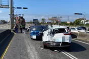 【影】向上路驚見混凝土車連環車禍！　5車瞬間被撞成一團畫面全曝光