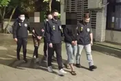 【影】嫌犯畫面曝光！新北樹林債務糾紛開槍案　警逮2嫌依恐嚇及槍砲罪送辦
