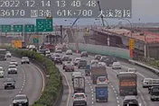 快訊/國3大溪段車禍！南下「回堵8km」　大貨車擦撞阻斷2車道