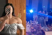 真「金剛芭比」！史上最「健美」伴娘　肌肉炸出小禮服…伴郎自嘲「壓力好大」