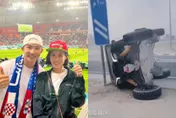 劉畊宏飛卡達看世足驚傳車禍！越野車甩尾失敗翻車…恐賠67萬