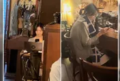 咖啡廳捕捉「野生戲劇女神」全素顏顧店！無罩坐鎮當板娘「親自招呼客人」毫無架子