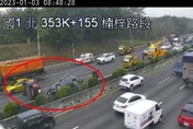 3車失控追撞…國1車禍！上班時間「回堵5km」塞爆