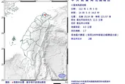 地牛突翻身！震央在台北士林　3地區輕微搖晃
