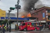 快訊／內湖倉庫大火！濃煙不斷上班民眾側目　現場多輛消防車灌救中
