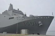 影/海軍玉山艦首開箱　LCM高速機械艇登陸、S-70C起落艦畫面曝光