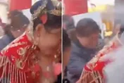 新娘下禮車秒遭「白粉毀容」　她無奈嘆：兇手是小孩全網氣炸！