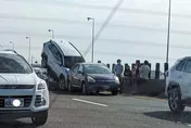 快訊/回娘家被耽擱了！國3彰化段北上五車堆疊連環撞　騎上車頂堵2公里