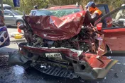 快訊/年初五出遊悲劇！高雄轎車逆向對撞遊覽車1死　夫妻天人永隔