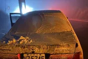 寒流南下急凍！晚間台7甲線思源埡口段降雪