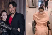 林秀琴驚傳過年住院！陳致遠曝「老婆輪椅照」心疼：忘了照顧自己