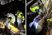 摸黑摔落3米深水溝！屏東三地門1男子「警消協助爬出」驚險脫困