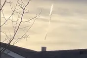影/大陸偵察氣球爆炸影片瘋傳　美國防部澄清氣球未爆且即將出海