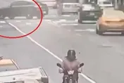 快訊/台北嚴重車禍！女騎士卡賓士車底命危送醫　事發影像曝光