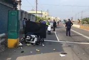 影/高雄仁武死亡車禍！慈母騎車突「偏移自撞」電桿　後座兒悲睹至親身亡瞬間