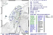 快訊/花東地牛翻身！「規模5.4」全台有感　最大震度花蓮台東彰化4級