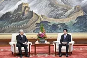 大陸高規格接待夏立言 人民大會堂會見王滬寧