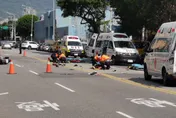 超誇張！北投7旬翁違規左轉遭撞飛　害女騎士倒地全身傷