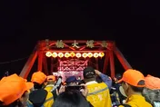 白沙屯媽祖進香/歷史性的一刻！白沙屯媽祖婆首次夜間過西螺大橋