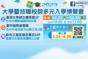 2023大學暨技職校院多元入學博覽會 線上展2／24-6／30持續服務